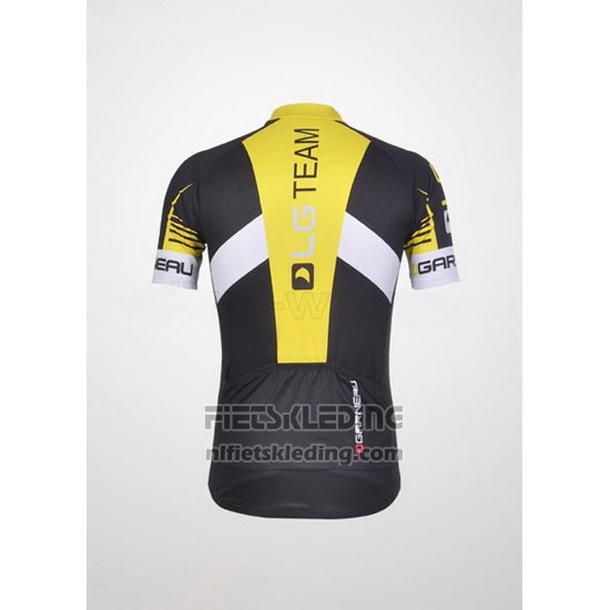 2011 Fietskleding Louis Garneau Zwart en Geel Korte Mouwen en Koersbroek